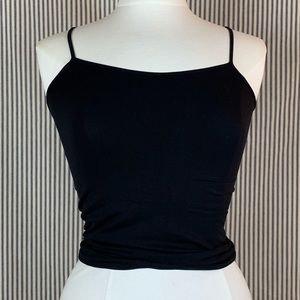 Black Stretchy Tank Top